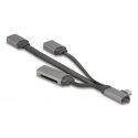 DeLOCK 64303 sąsajos šakotuvas USB 3.2 Gen 1 (3.1 Gen 1) Type-C 5000 Mbit/ai Pilka DeLOCK 64303 sąsajos šakotuvas USB 3.2 Gen 1 (3.1 Gen 1) Type-C 5000 Mbit/ai Pilka