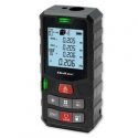 Qoltec Tarkka digitaalinen laseretäisyysmittari elektronisella vesivaakalla | LCD-taustavalolla | 120m