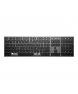 HP 725 Bezvadu tastatūra - Multi-Device, Dual-Mode, Programmable, Rechargeable - Nightfall Melns - ENG