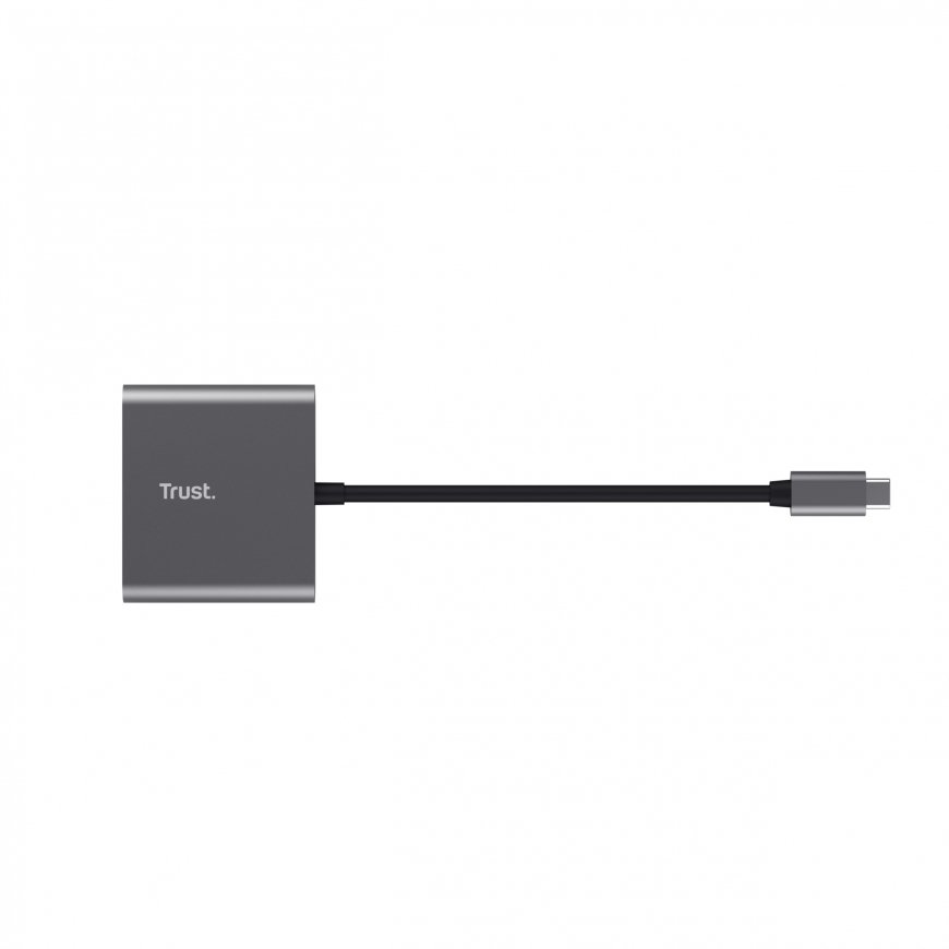 Trust Dalyx USB 3.2 Gen 1 (3.1 Gen 1) Type-C Alumiini, musta – 5