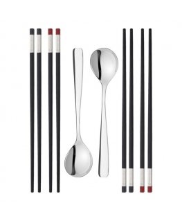 ZWILLING 39180-001-0 valgymo lazdelė Valgymo lazdelių rinkinys Juoda, Nerūdijančiojo plieno