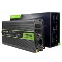Green Cell INV10 toiteadapter ja vaheldi Automaatne 2000 W Must Green Cell INV10 toiteadapter ja vaheldi Automaatne 2000 W Must