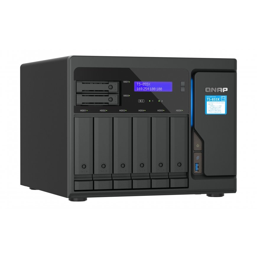 QNAP TS-855X SAN Tower Intel Atom® C5125 8 GB DDR4 0 TB QNAP QTS Must – 3