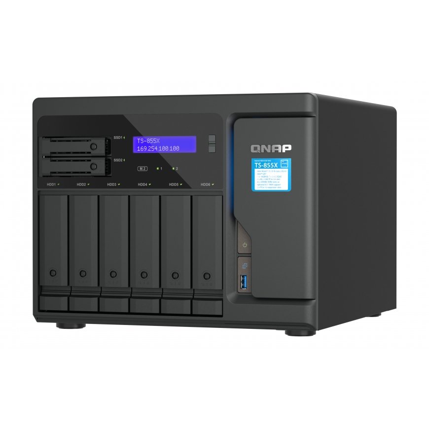 QNAP TS-855X SAN Tower Процессор Intel Atom® C5125 8 GB DDR4 0 TB QNAP QTS Черный – 4