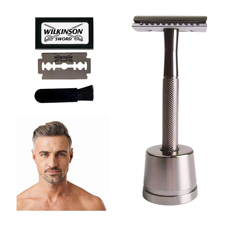Wilkinson Tiesus skustuvas + 5 ašmenys – 2