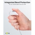 Goobay 74512 кабель с разъемами Lightning 2 m Белый