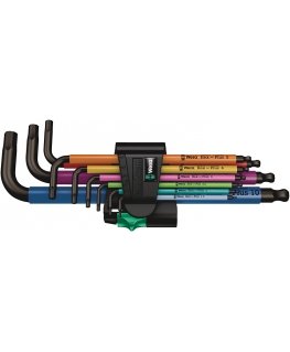Wera 950/9 L veida sešstūra atslēga Metriska 9 pcs