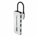 Green Cell Žalias Cell Adapteri Perus HUB Greencell USB-C 4in1 (4×USB-A 3.0) – nopea siirto jopa 5 Gb/s, alumiinikuori Green Cell Žalias Cell Adapteri Perus HUB Greencell USB-C 4in1 (4×USB-A 3.0) – nopea siirto jopa 5 Gb/s, alumiinikuori
