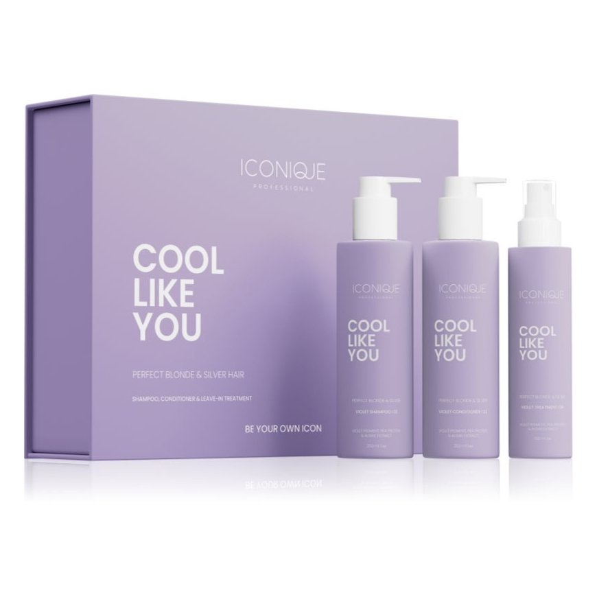 Iconique Professional „Cool Like You“ – „Lahedad ja säravad blondid“ kingituste komplekt – 2