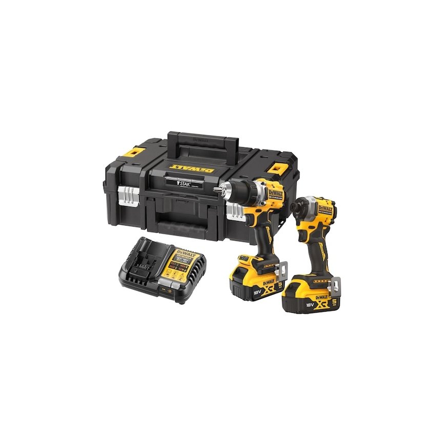 DeWALT DCK2051P2T-QW elektroinstrumentu komplekts (combo) Baterija