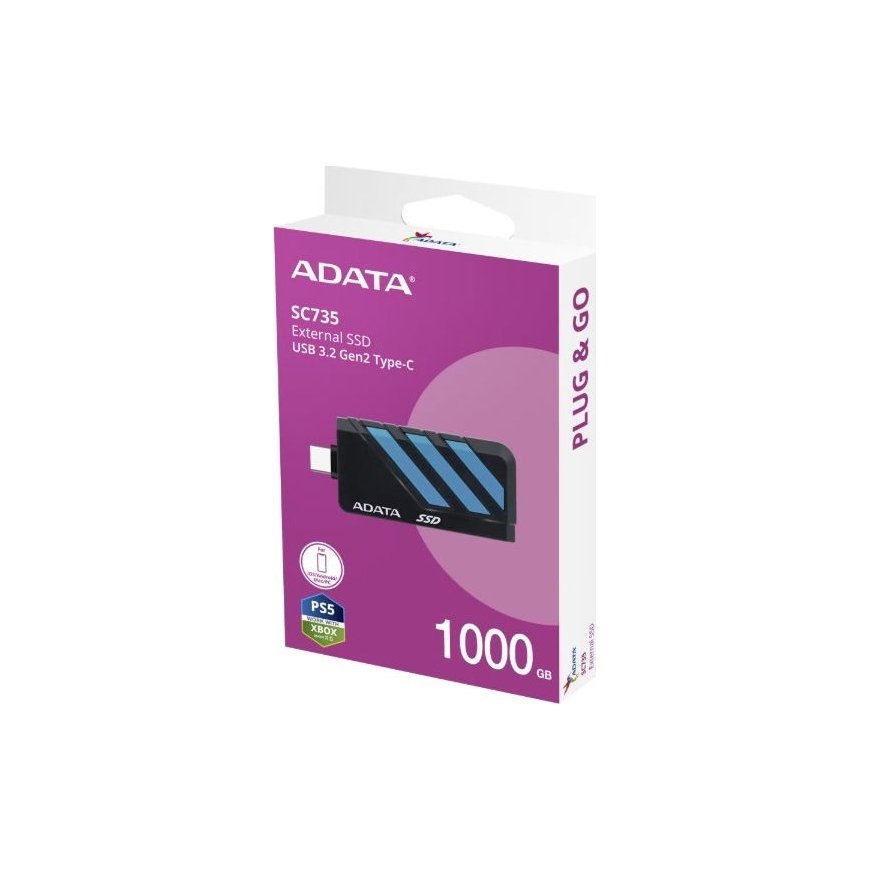 ADATA SSD disks ārējais SC735 1TB