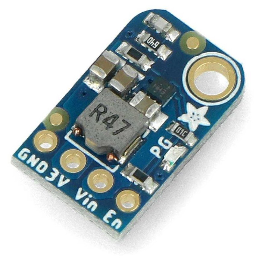 Sprieguma pārveidotājs no 3-5.5V līdz 3.3V 2A, TPS62827, Adafruit 4920 – 2