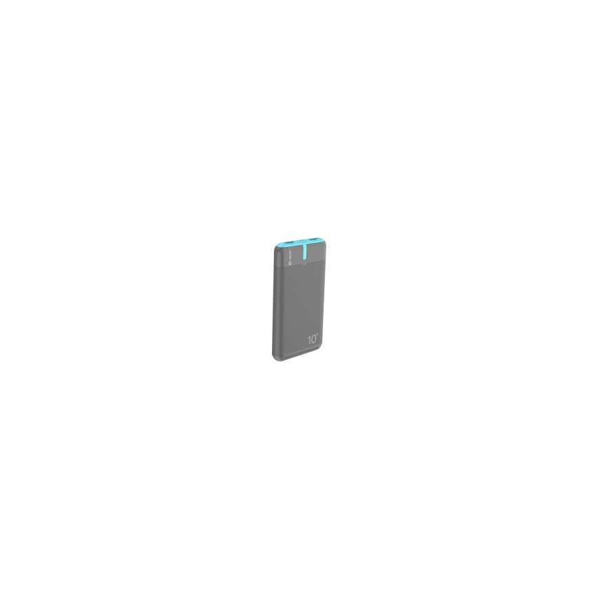 BWOO Ultra plonas 22,5W 10000 mAh nešiojamas įkroviklis, baltas – 2