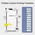 Niimbot M2-H Smart Label Printer, blue + roll of 230 labels