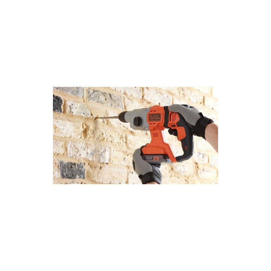 Black & Decker BCD900B-XJ urbis 1880 RPM SDS Plus Melns, Oranžs – 4