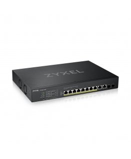 Zyxel XS1930-12HP-ZZ0101F tinklo komutatorius Valdomas L3 10G Ethernet (100/1000/10000) Maitinimas per Eternetą (PoE) Juoda