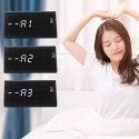 Retoo Digital Alarm Clock with thermometer, humidity meter, background lighting, 3 alarms Retoo Digital Alarm Clock with thermometer, humidity meter, background lighting, 3 alarms