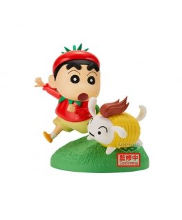 Banpresto Crayon Shinchan Shinnosuke daržovių kostiumo figūrėlė 10 cm