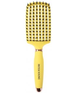 Sister Young Ovia hairbrush lemon