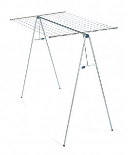 Leifheit 72706 laundry drying rack/line Floor-standing rack Stainless steel, White