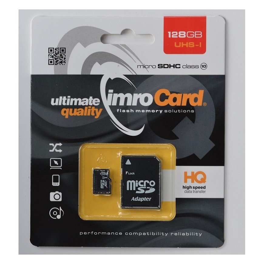 IMRO 10/128G UHS-I ADP zibatmiņa 128