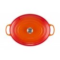 Le Creuset 21178400902430 dutch oven -valurautapata 13,9 L Oranssi, Punainen