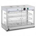 Royal Catering Heated Display Case for Food Delivery, 3 Shelves, 25-85C, 1200W Royal Catering Heated Display Case for Food Delivery, 3 Shelves, 25-85C, 1200W