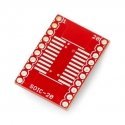 Adapteris SOIC uz DIP 28 kontaktu, SparkFun BOB-00496 Adapteris SOIC uz DIP 28 kontaktu, SparkFun BOB-00496