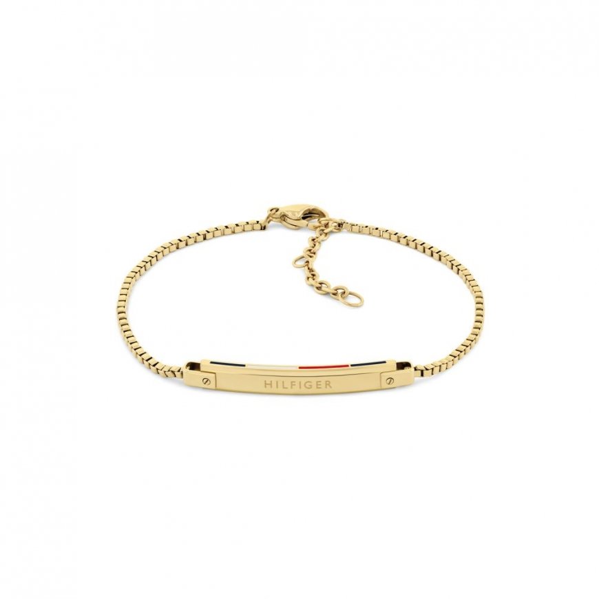 Tommy Hilfiger Golden Plated Bracelet Linear 2780953