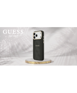 Case Guess 4G Stripe MagSafe for iPhone 17 Pro Max black