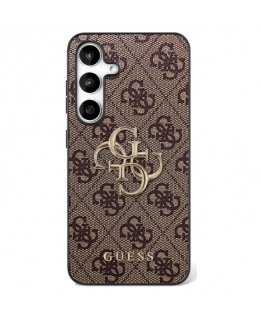 Dėklas Guess Big 4G Classic Logo Samsung Galaxy S25 FE jaoks pruun