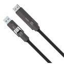 4smarts 549240 USB-kaabel USB4 Gen 3x2 1,5 m USB C Must