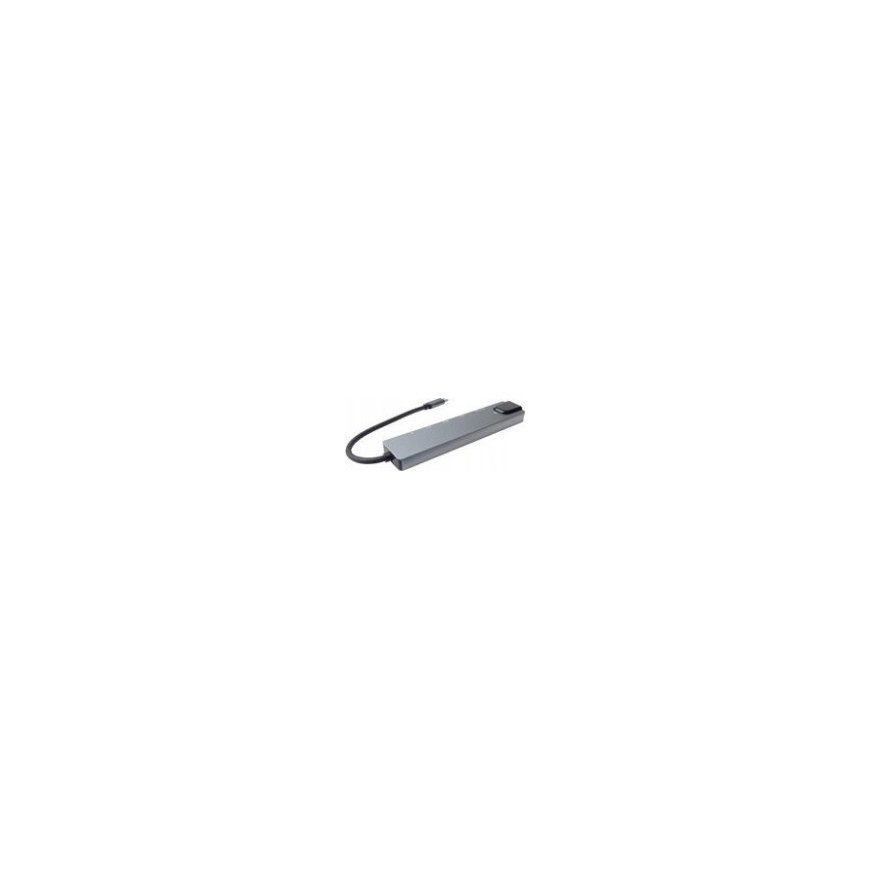Адаптер USB-C «PremiumCord» с HDMI + USB3.0 + USB2.0 + PD + SD/TF + RJ45
