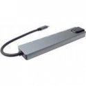 Адаптер USB-C «PremiumCord» с HDMI + USB3.0 + USB2.0 + PD + SD/TF + RJ45 Адаптер USB-C «PremiumCord» с HDMI + USB3.0 + USB2.0 + PD + SD/TF + RJ45