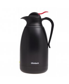 Nerūdijančio plieno termosas 2,0 L, juodas, 101333, KAMILLE