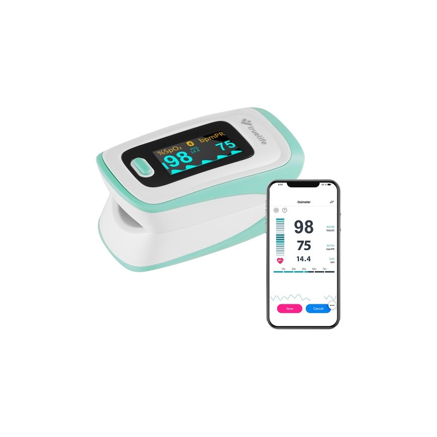 TrueLife Oximeter X5 BT pulsimõõtur Roheline, Valge