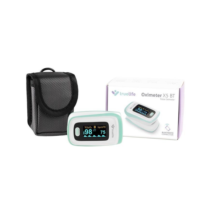 TrueLife Oximeter X5 BT pulse oximeter Green, White – 3