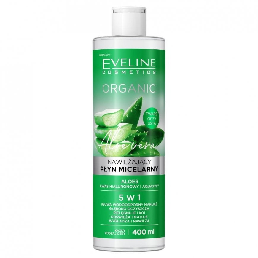 Eveline Cosmetics Organiskais Aloe Vera, 400 ml