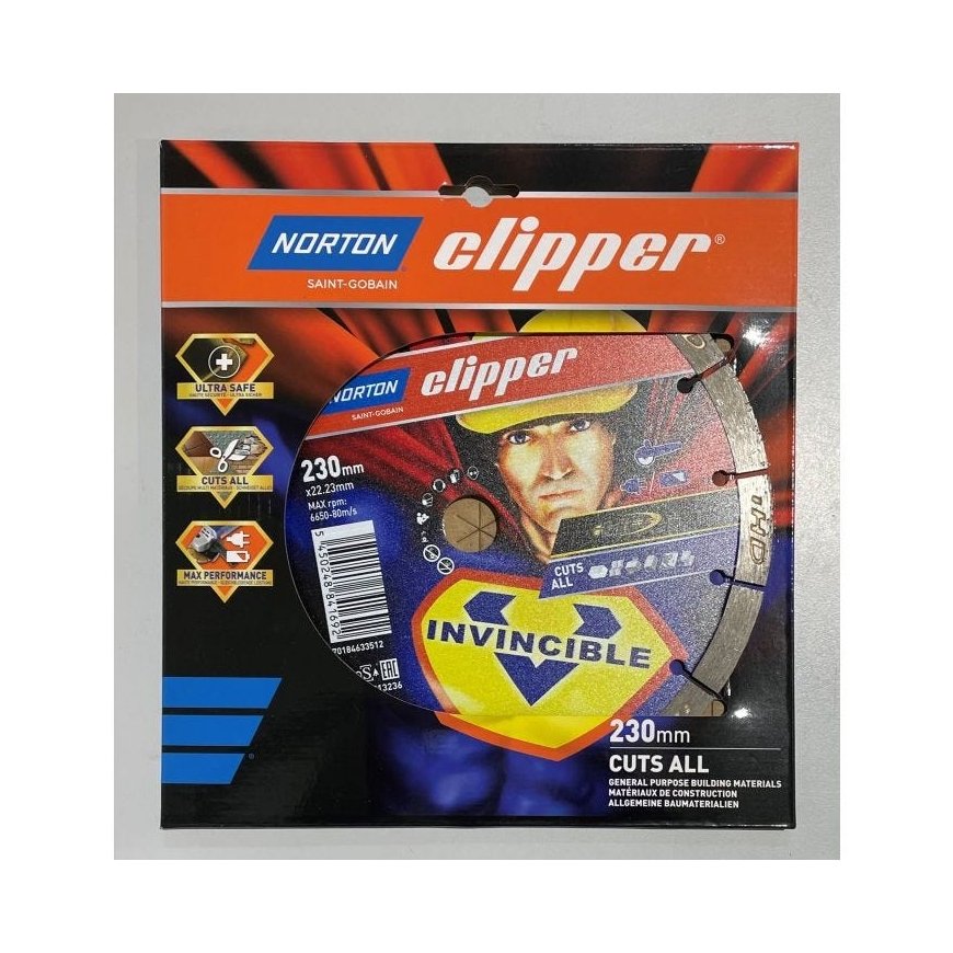 NORTON DIAMANTKETTAS SEGMENT 230mm INVICIBLE CUTS ALL – 2