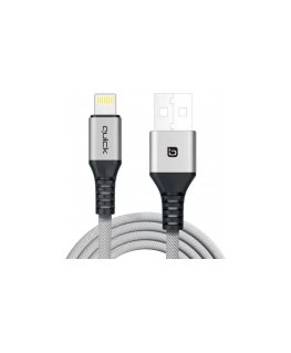 Kiire QB-122 pintas laadimise ja andmeedastuse kaabel USB–Lightning 1,5 m