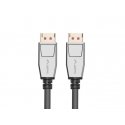 Lanberg CA-DPDP-20CU-0010-BK „DisplayPort“ kabelis 1 m Juoda, Sidabras Lanberg CA-DPDP-20CU-0010-BK „DisplayPort“ kabelis 1 m Juoda, Sidabras
