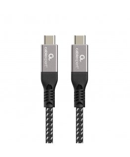 Gembird CCBP-USB4-CMCM240-1.5M USB cable USB4 Gen 3x2 USB C Black, Silver