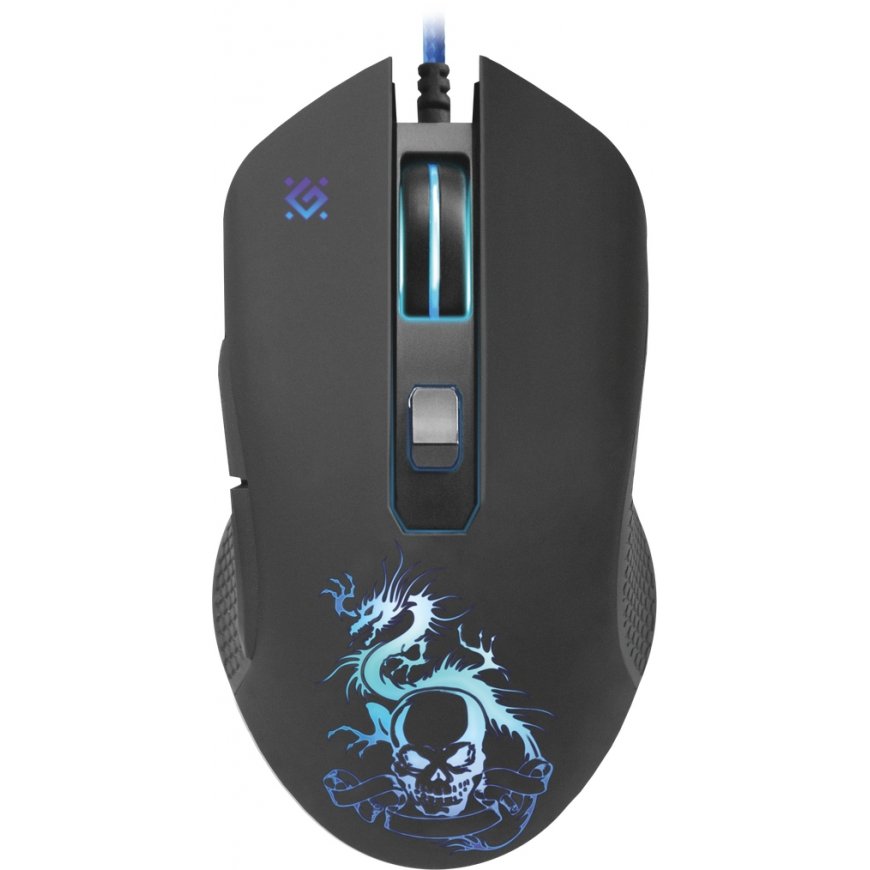 Defender GM-090L pele Speļu Labā roka USB Type-A Optisks 3200 DPI