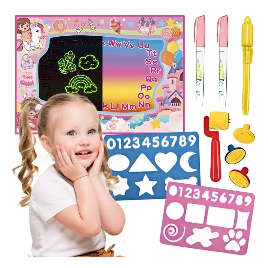 WOOPIE Veemalimis Maat 2in1 XXL 100x70cm Sädeleb Pimedas – 2