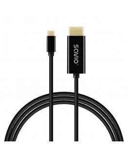 Savio CL-191 USB кабель 2 m USB C Черный