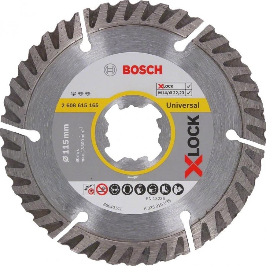 Deimantinis pjovimo diskas Bosch 2608615246 115 mm 2 vnt.