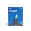 Savio HDMI (M) v2.1 cable angled 8K HDR Dynamic OFC copper 5m CL-175 HDMI кабель 3 m HDMI Тип A (Ста Savio HDMI (M) v2.1 cable angled 8K HDR Dynamic OFC copper 5m CL-175 HDMI кабель 3 m HDMI Тип A (Ста