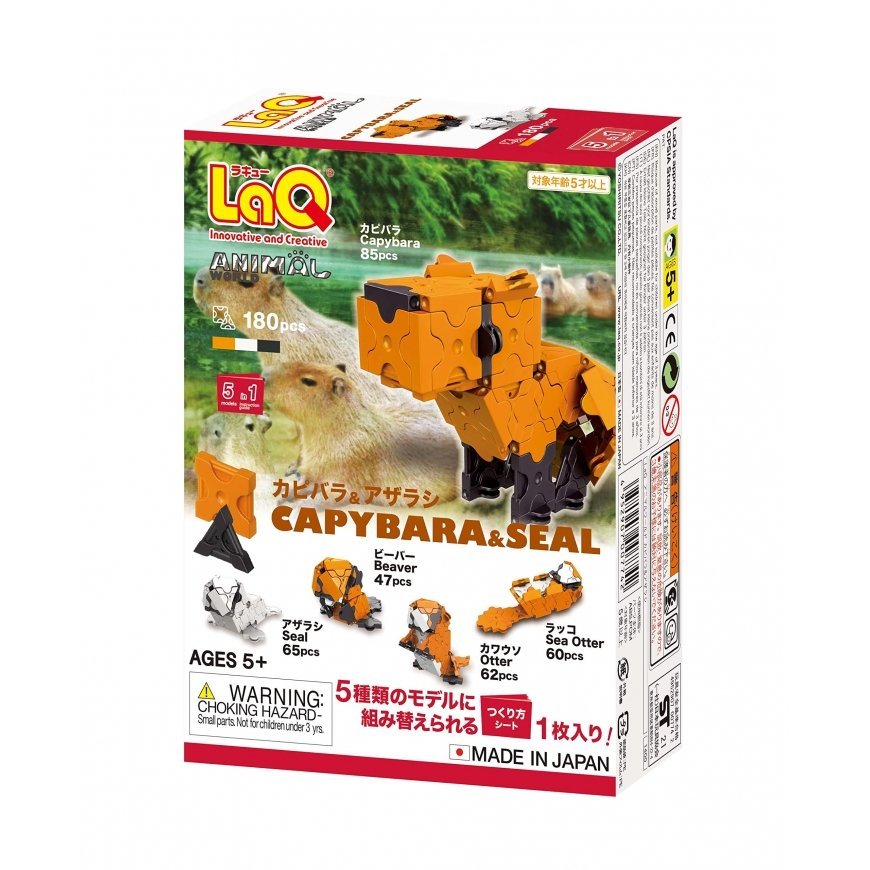 LaQ Constructor 'Animal World Capybara & Seal' – 2