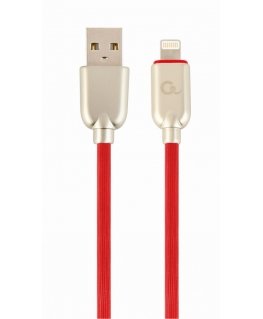 Cablexpert CC-USB2R-AMLM-2M-R кабель с разъемами Lightning Красный