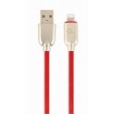 Cablexpert CC-USB2R-AMLM-2M-R „Lightning“ kabelis Raudona